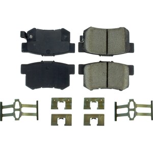 Centric Brake Parts - 105.0536 - Posi-Quiet Ceramic Brake Pads with Shims and Har