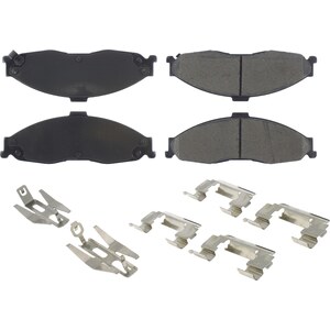 Centric Brake Parts - 105.0749 - Posi-Quiet Ceramic Brake Pads with Shims and Har