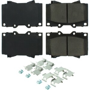 Centric Brake Parts - 105.0772 - Posi-Quiet Ceramic Brake Pads with Shims and Har