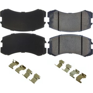 Centric Brake Parts - 105.0904 - Posi-Quiet Ceramic Brake Pads with Shims and Har