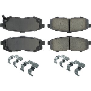Centric Brake Parts - 105.1073 - Posi-Quiet Ceramic Brake Pads with Shims and Har