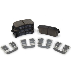 Centric Brake Parts - 105.1157 - Posi-Quiet Ceramic Brake Pads with Shims and Har