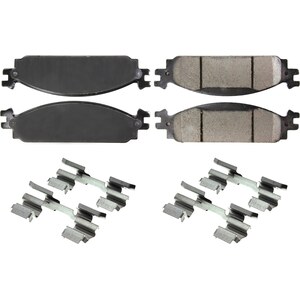 Centric Brake Parts - 105.1376 - Posi-Quiet Ceramic Brake Pads with Shims and Har