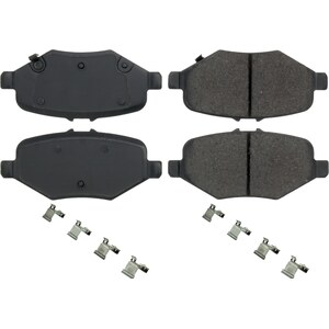Centric Brake Parts - 105.1612 - Posi-Quiet Ceramic Brake Pads with Shims and Har