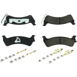 Centric Brake Parts - 106.0666 - Posi-Quiet Extended Wear Brake Pads with Shims a