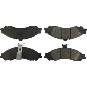 Centric Brake Parts - 106.1043 - Posi-Quiet Extended Wear Brake Pads with Shims a