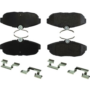 Centric Brake Parts - 106.1082 - Posi-Quiet Extended Wear Brake Pads with Shims a