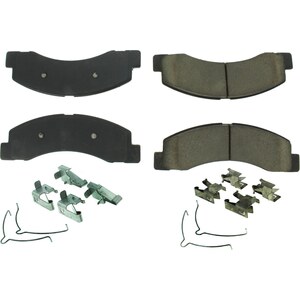 Centric Brake Parts - 300.0756 - Premium Semi-Metallic Br ake Pads with Shims and