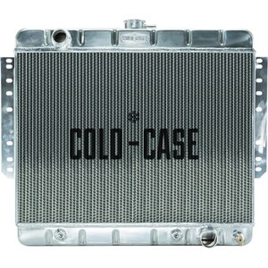 Cold Case Radiators - CHI566A - 66-68 Impala Aluminum Radiator Stamped