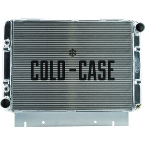 Cold Case Radiators - FOG580A - 60-63 Galaxie Side Tank Aluminum Performance Radiator Automatic Transmission