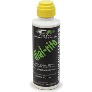 Clear One Racing Products - DRM2 - Dial-in Window Marker Yellow 3oz Dial-Rite