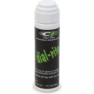 Clear One Racing Products - DRP1 - Dial-In Window Marker White 1oz Dial-Rite