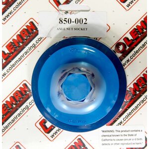 Coleman Racing - 850-002 - Spindle Nut Socket SCP/ GN TAB STYLE