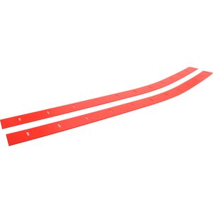 Fivestar - 000-400-FR - ABC Wear Strips Lower Nose 1pr Flresnt Red
