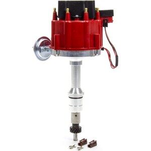 Performance Distributors - 318211RD - Racing Distributor SBF 302W Red Cap w/ Vac Adv