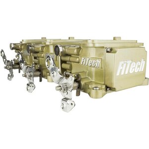 FiTech Fuel Injection - 39610 - Go EFI 3x2 Tri Power EFI System Classic Gold