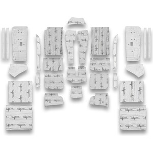 Flatline Barriers - TABZ6016 - 73 Ford Mustang Coupe Full Insulation Kit