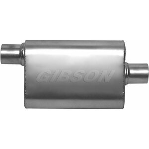 Gibson Exhaust - 55140S - CFT Superflow Offset/Cen ter Oval Muffler Stainle
