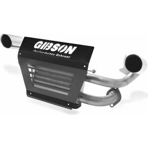 Gibson Exhaust - 98021 - Polaris UTV Dual Exhaust Stainless