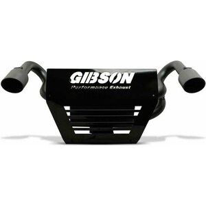 Gibson Exhaust - 98026 - Polaris UTV Dual Exhaust Black Ceramic
