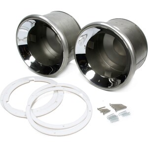 Hagan - H4050C - Frenched Headlamp Set Chrome Plated'