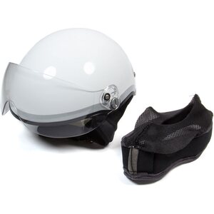 Head Pro Tech - 1006 - Helmet Paramedic EMT1 White Blue XXS-XS 52-55