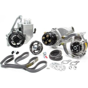 Jones Racing Products - 1441-AR-CE - Serpentine Drive Kit SBC Crate w/ P/S W/P & Alt