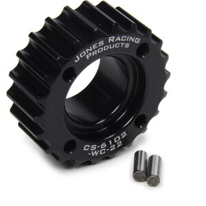 Jones Racing Products - CS-6102-WC-22 - HTD Crankshaft Pulley 22 Tooth 3/16in Dual Dowel
