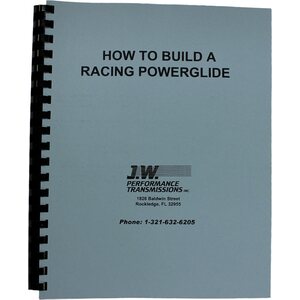 J.W. Performance - 92077 - How To Build Racing P/G Trans Book