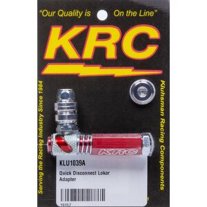 Kluhsman Racing Products - KRC-1039A - Quick Disconnect Lokar Adapter