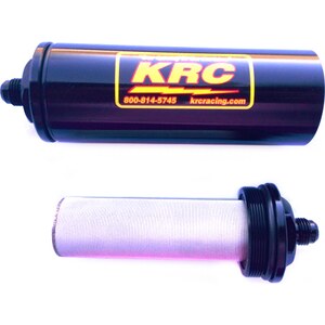 Kluhsman Racing Products - KRC-4706BK - #6AN Stainless Fuel Filter