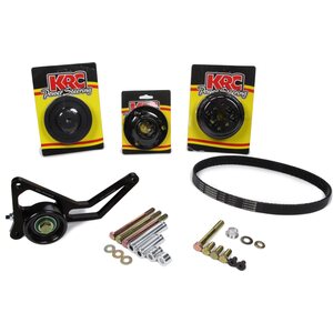 KRC Power Steering - KRC 37451000 - Pro Series Serpentine Pulley Kit 1:1 w/Idler