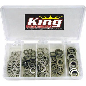 King Racing Products - 2725 - Stainless Washer Kit .060 145pc