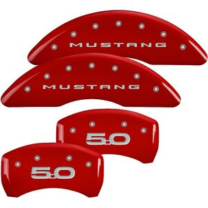 MGP Caliper Cover - 10200SM52RD - 15-   Mustang GT Caliper Covers Red