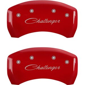 MGP Caliper Cover - 12162SCLSRD - 11-   Challenger Caliper Covers Red