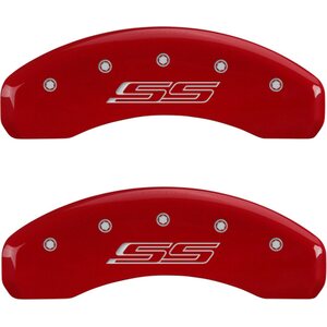 MGP Caliper Cover - 14036SSS5RD - 10-15 Camaro Caliper Covers Red