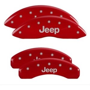 MGP Caliper Cover - 42020SJEPRD - 11-   Grand Cherokee Caliper Covers Red