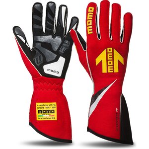 MOMO - GUCORSARED11 - Corsa R Gloves External Stitch Precurved Large