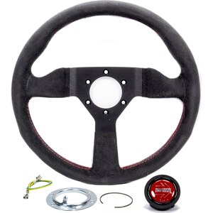 MOMO - MCL32AL3B - Monte Carlo 320 Steering Wheel Leather Red Stitch