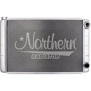 Northern Radiator - 204124 - GM Radiator Dual Pass 19 x31 Interchangable Inlet