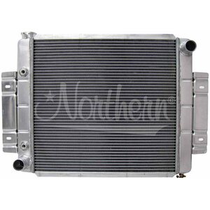 Northern Radiator - 205053 - Aluminum Radiator Jeep 73-85 CJ w/Stock Motor