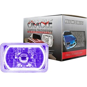 Oracle Lighting - 6909-007 - 4x6in Sealed Beam Head Light w/Halo Purple