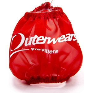 Outerwears - 10-1013-03 - 3in Breather Pre-Filter Red