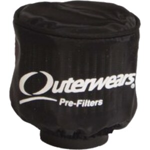 Outerwears - 20-1010-01 - Pre-Filter Water Repel Black 3.5in Dia x 6in Ta