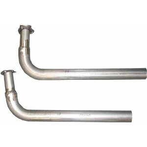 Pypes Performance Exhaust - DCC10S - Corvette C3 SBC Ram Horn Downpipes 2.5in