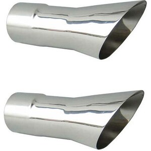 Pypes Performance Exhaust - EVT34 - 68-72 2.5in Olds 442 Trumpet Exhaust Tips
