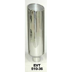 Pypes Performance Exhaust - EVT510-36 - Exhaust Stack 5in x 10in 36in L Polished
