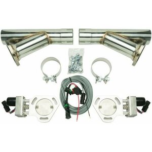 Pypes Performance Exhaust - HVE10K - Exhaust Cutout Kit Dual w/YPipe 2.5in Pair