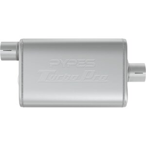 Pypes Performance Exhaust - MVT13 - Turbo Pro Muffler 2.5in Offset In/Center Outlet