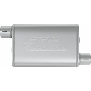 Pypes Performance Exhaust - MVT16 - Turbo Pro Muffler 3.0in Offset In/Out